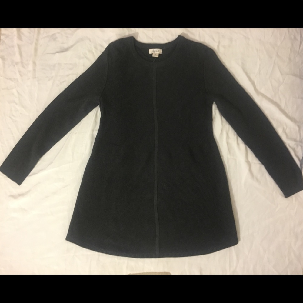 Dark Grey knitted Tunic